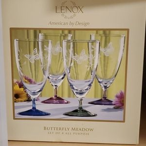 Lenox Butterfly Meadow All Purpose Glasses